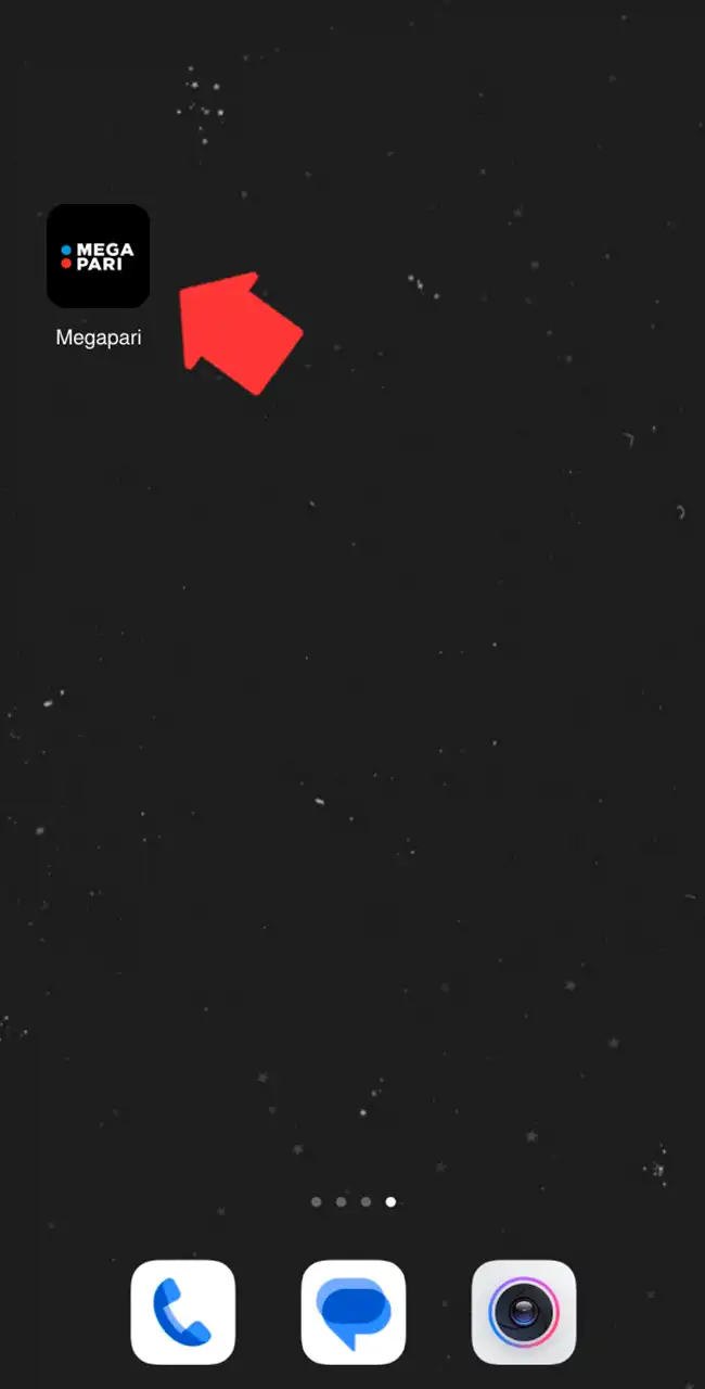 Open the Megapari mobile client now.