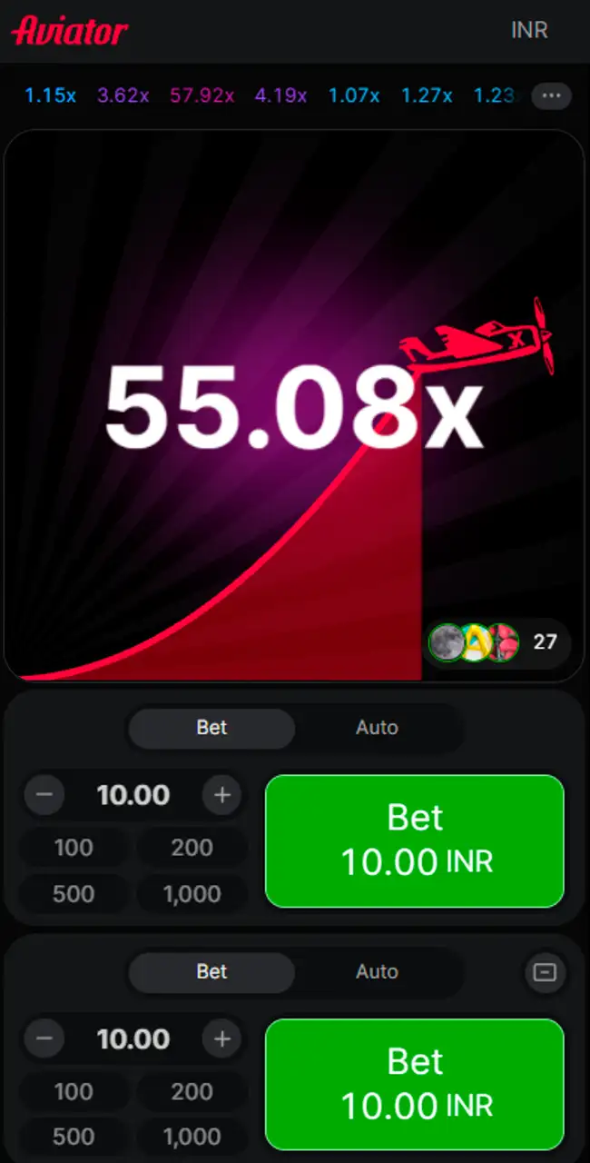 Launch the Tez888 Aviator crash game.