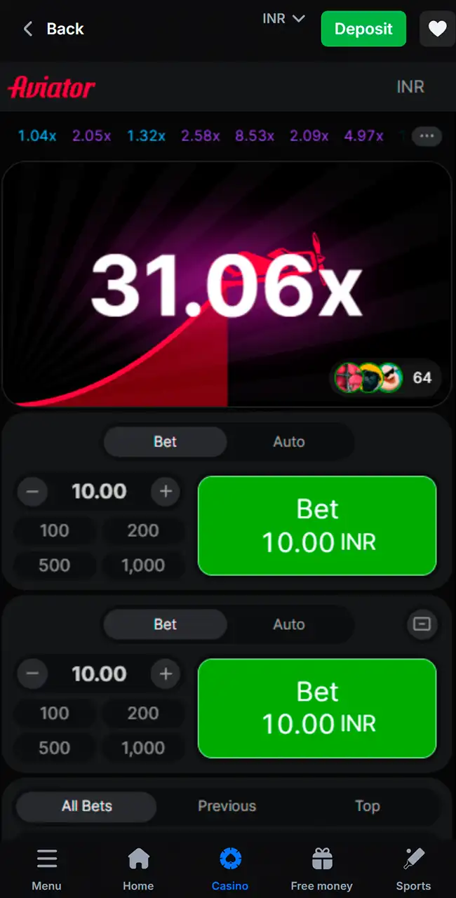Withdraw your 1win Aviator winnings instantly.