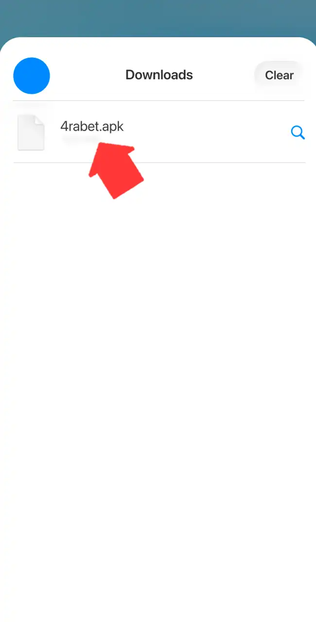 Complete the 4rabet Android application setup.
