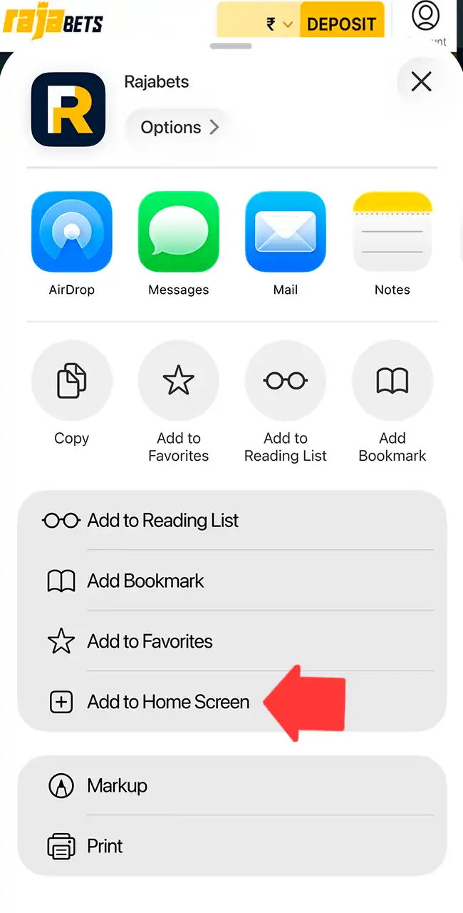 Pin Aviator to your home screen.