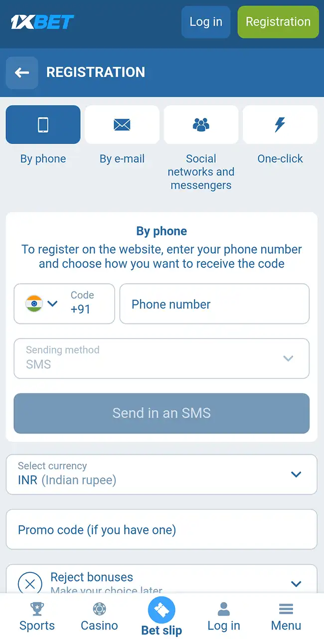 Log in to fund your Aviator account.