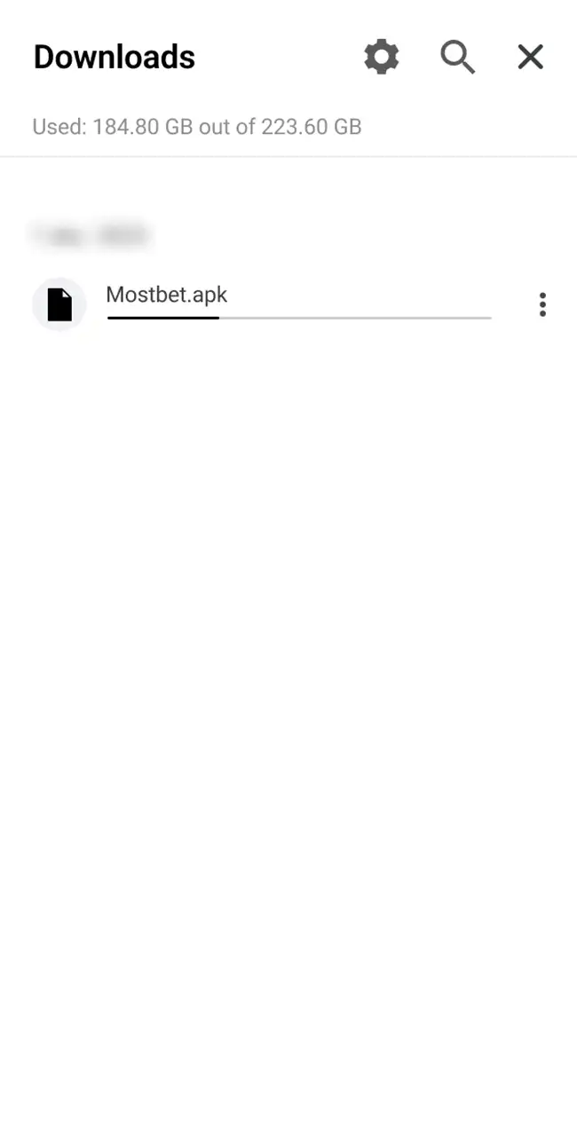 Get the official Mostbet APK file directly to your device.