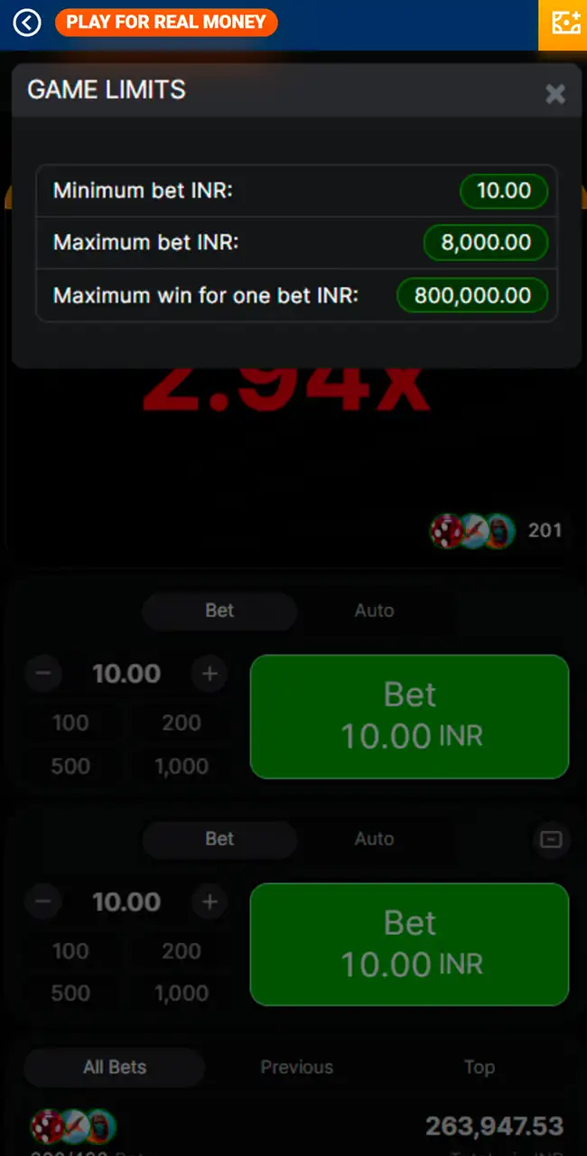 Find out the maximum and minimum wagers on Mostbet Aviator.