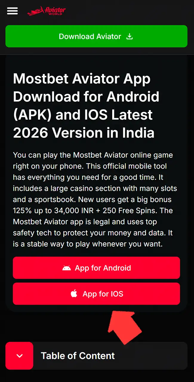 Access the secure Mostbet homepage through your mobile browser.