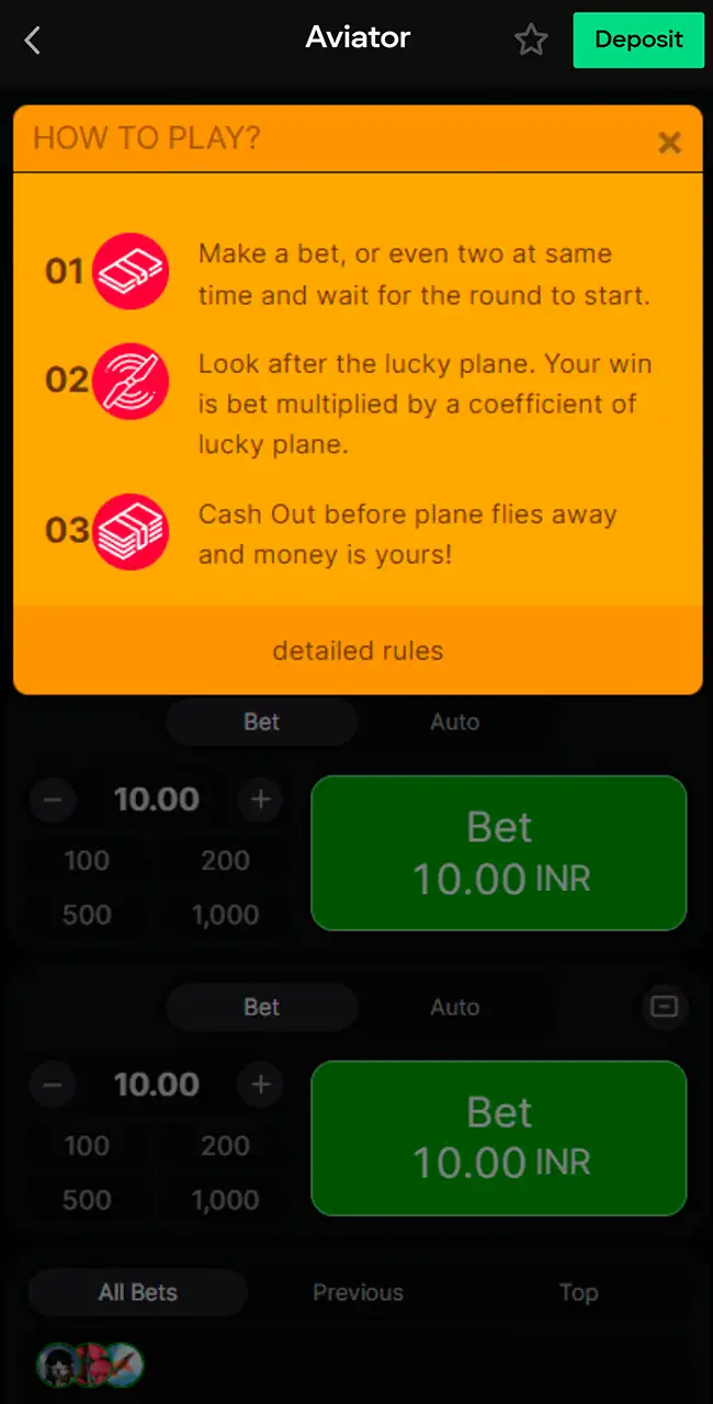 Follow our guide for Parimatch Aviator.